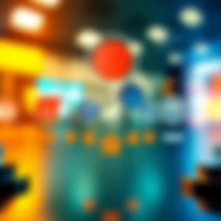 A graphic showing different ratings with icons representing various industries like food, travel, and entertainment, highlighting their influence on consumer choices.