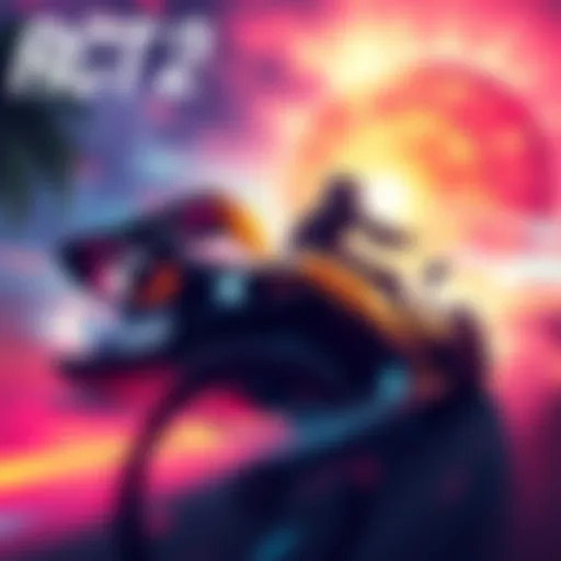 Artwork for RCT 2 showcasing vibrant colors and a creative vision by the artist