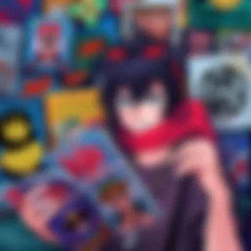 A fan reading manga while surrounded by Jojo's Steel Ball Run merchandise, showing excitement and curiosity