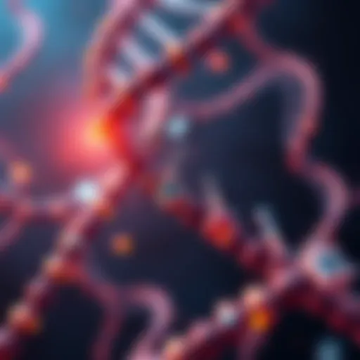 Illustration showing DNA strands with video elements integrated into them.
