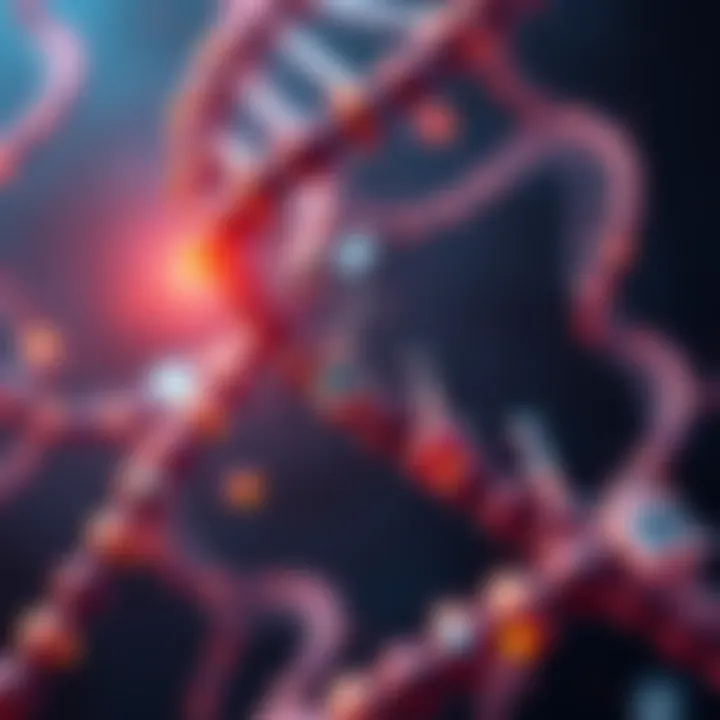 Illustration showing DNA strands with video elements integrated into them.