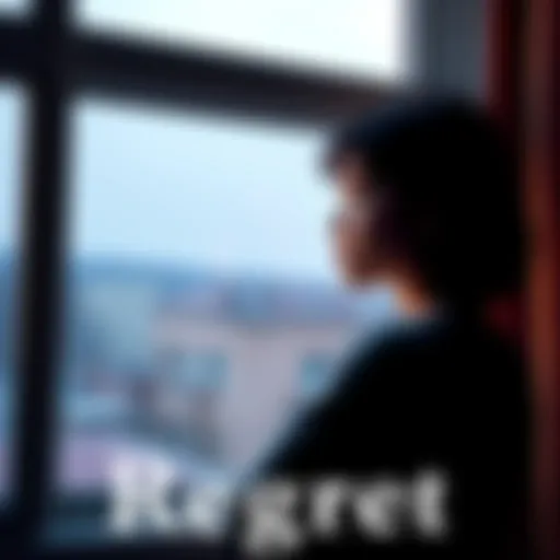 A person looking thoughtfully out a window, symbolizing self-reflection and the impact of past actions on relationships.