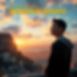 A person looking thoughtfully at a scenic view, symbolizing contemplation of personal beliefs