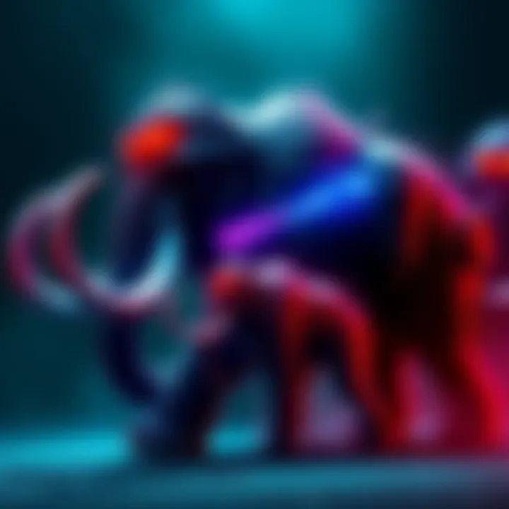 Regal Mammoth Progression A graphic showing the progression of Regal Mammoth's capture level over the series, illustrating different stages and levels.