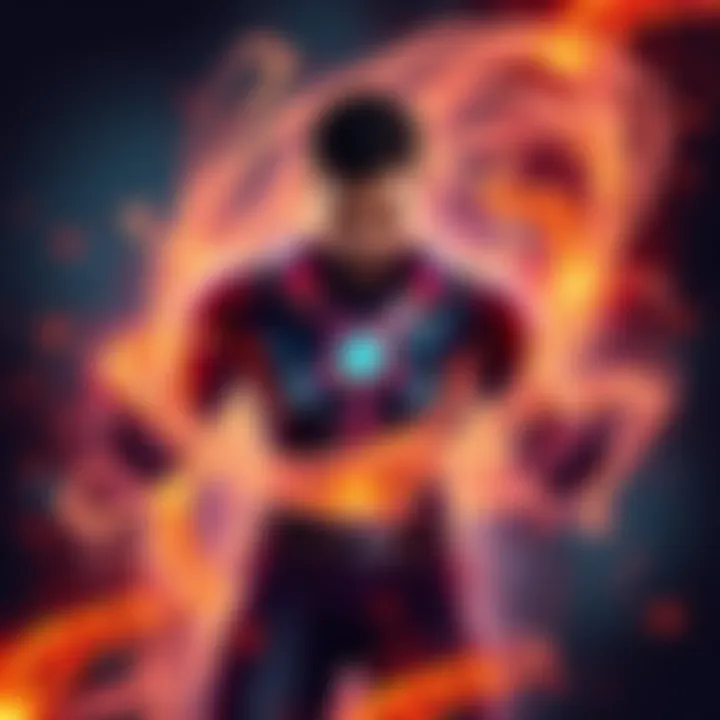 Regeneration Retcon Changes A character surrounded by swirling energy representing unexpected changes in the story