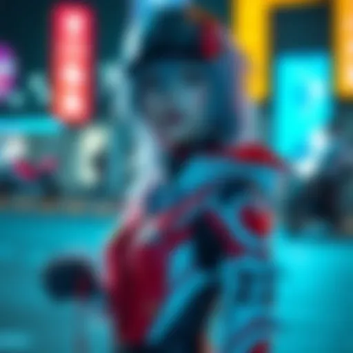 Person showcasing a Rei Ayanami Racing cosplay with detailed costume elements and racing theme