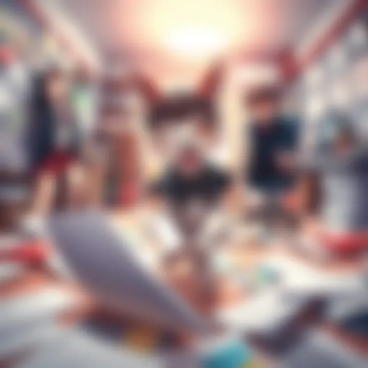 Reimu's playful dog runs through Yachie's office, knocking over papers and decorations, with Yachie looking shocked and frustrated in the background.