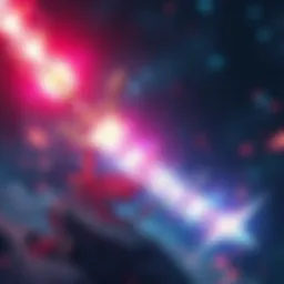 A sword brought to life in a fantasy world, glowing with magic, surrounded by adventure and excitement, depicting scenes inspired by the isekai genre.