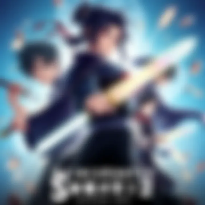 The key visual shows characters from Reincarnated as a Sword Season 2 holding swords and ready for adventure.