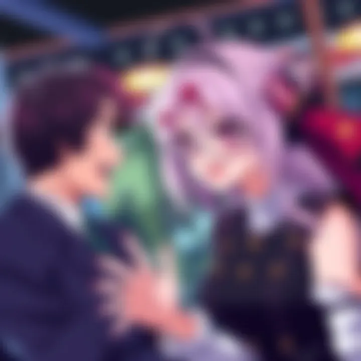 Remilia playfully engaging in a conversation while using British slang, smiling and gesturing with enthusiasm