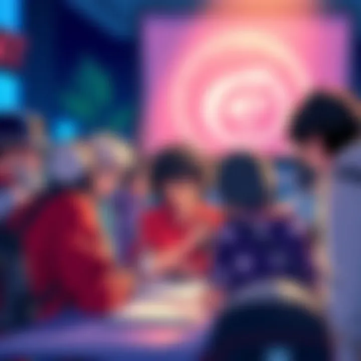Group of fans discussing creative names for Saiki K characters at a forum