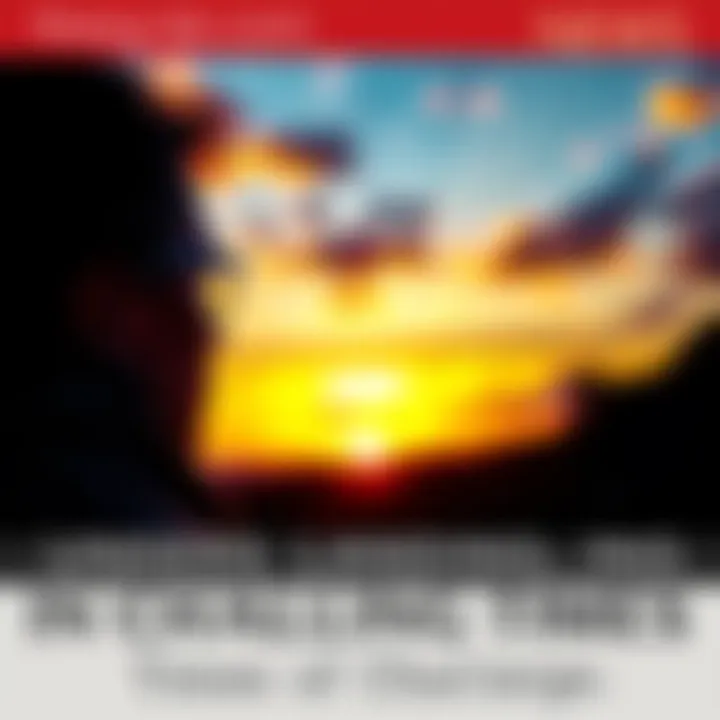 A person reflecting on their struggles, looking out at a sunset, symbolizing hope and personal growth amidst challenges.