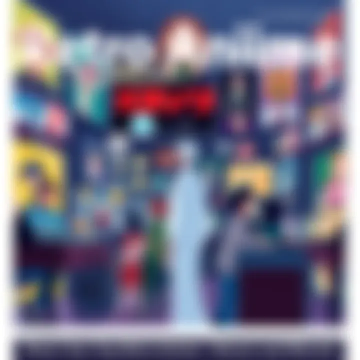 A colorful display of classic retro anime shows and movies on DVD, showcasing hand-drawn artwork and iconic characters.