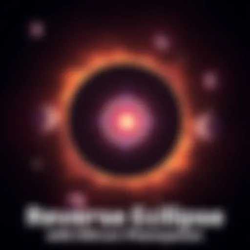 A celestial scene showing a reverse eclipse with a bright object obscuring light from a cosmic body, illustrating the Viltrum cascakk phenomenon.