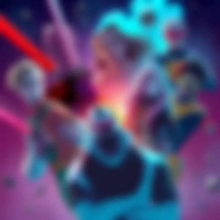 Illustration showing various overlooked characters being brought back into a vibrant scene, highlighting their new roles and interactions, to attract audience attention.