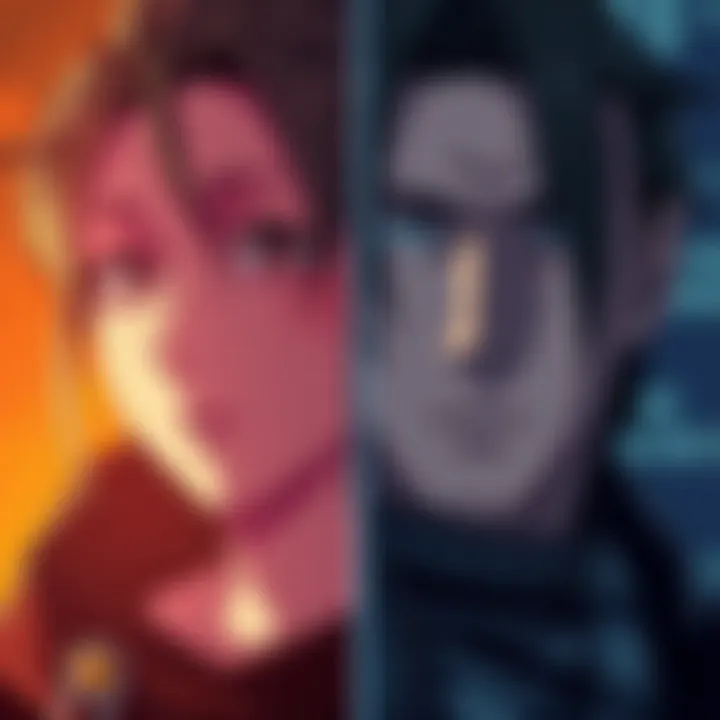 Reze character comparison A split image showing Reze from the manga on one side looking sympathetic and warm, and the movie version on the other side appearing cold and distant.