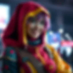 A person in a Reze costume showcasing their cosplay, smiling with confidence, despite feeling some insecurity about their work compared to others.