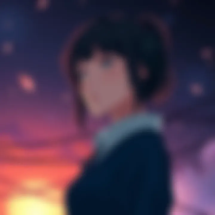 Reze stands alone, reflecting on her choices after Makima's death, with a distant look in her eyes