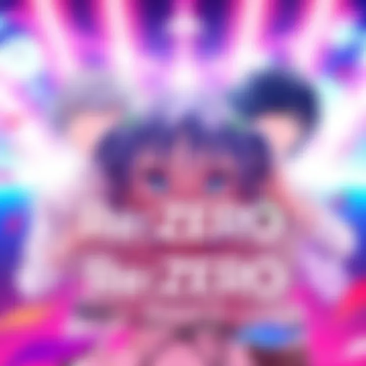 Re:ZERO Season 4 Announcement Key visual for Re:ZERO Season 4 showing characters with new designs and a vibrant background