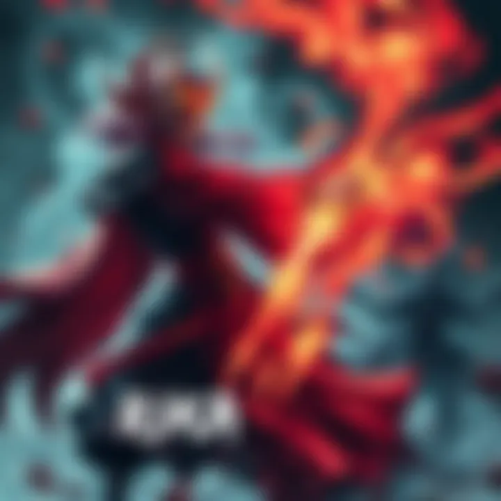 Rika, depicted as a fierce cursed spirit with dark energy, battles against Yuta and Geto, showcasing her immense power and strength.