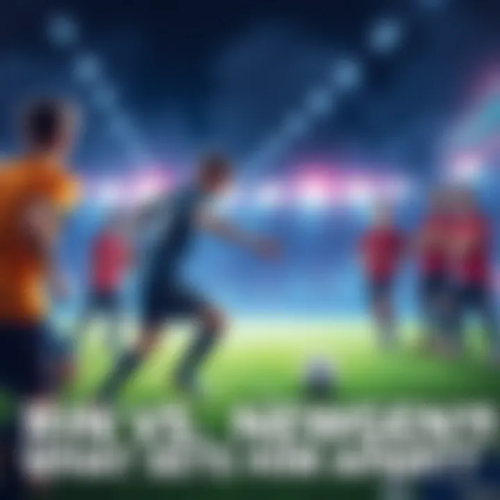 Rin showcasing his skills on the field while the Newgen 11 players watch