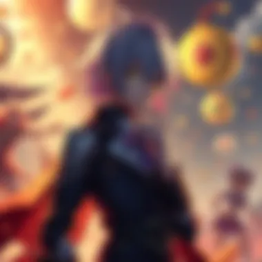 Character Risotto stands thoughtfully, with a backdrop depicting elements from Golden Wind, reflecting a sense of age debate.
