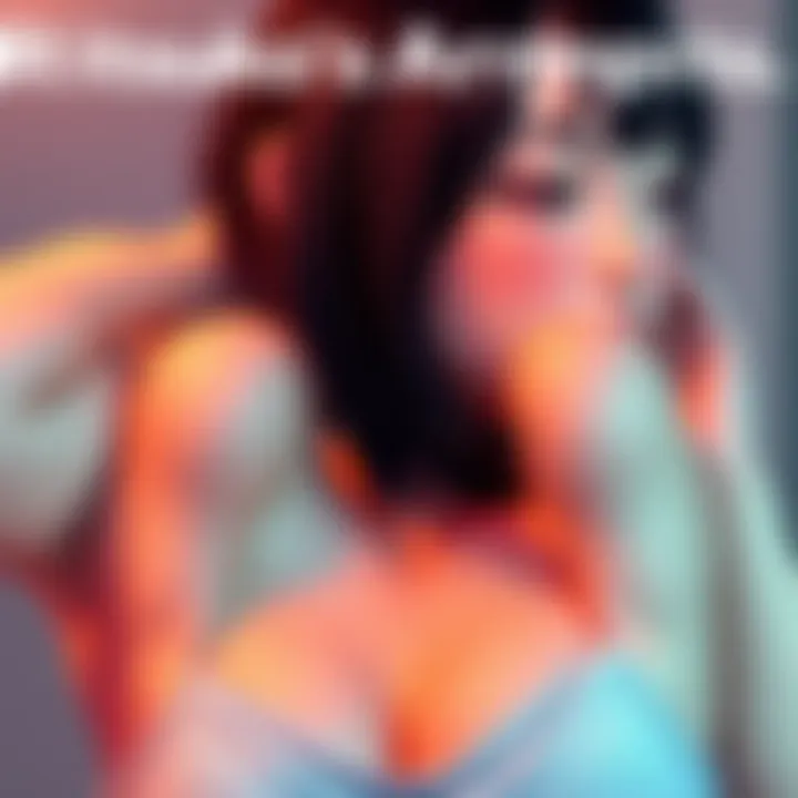 A close-up view of Ritsuko showing her armpits, one side hairless and the other with visible hair, sparking a playful debate.
