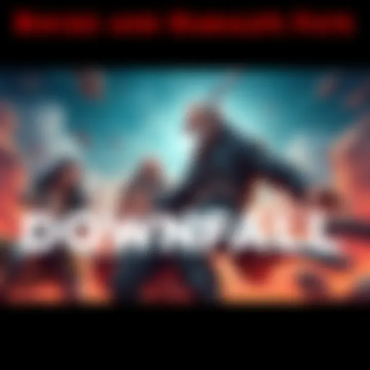 Rocks and Harald in a fierce battle against Roger and Garp, showing their rivalry and the chaos of the Rocks Era.