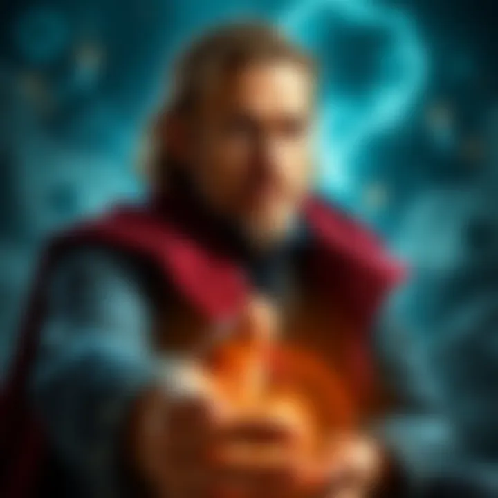 Roger contemplating his bold strategy inspired by Loki's clever tactics