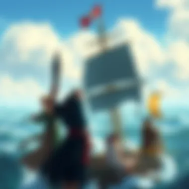 Roger's Scaling in One Piece A visual representation of the Roger's scaling concept in the One Piece series, featuring key characters and their rival crews involved in the pirate king narrative.