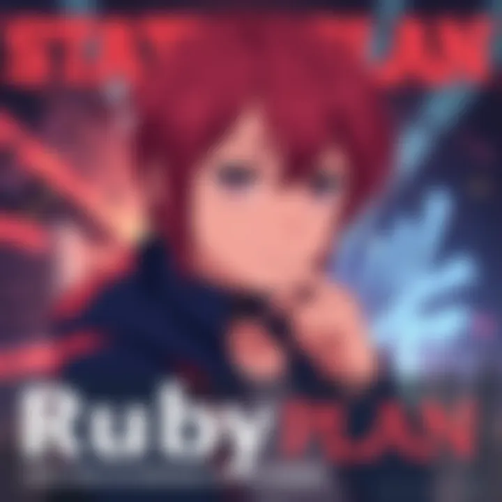 A scene showing Ruby plotting her next move in Oshi No Ko S3E3, with a thoughtful expression and a backdrop of chaotic events.