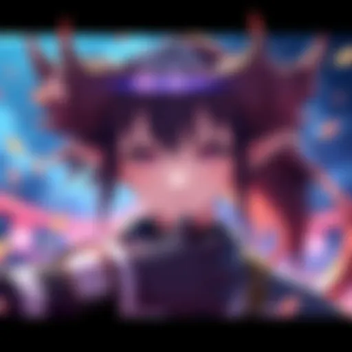 A character named Ruri displaying prominent, sharp horns that could potentially cause injury.