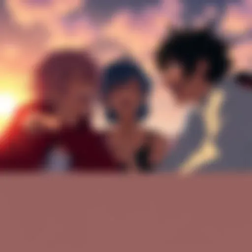 RWBY characters sharing a funny moment, displaying humor among friends