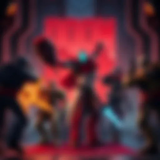 A funny meme showing RWBY characters in a Doom setting, combining elements of both franchises for humor