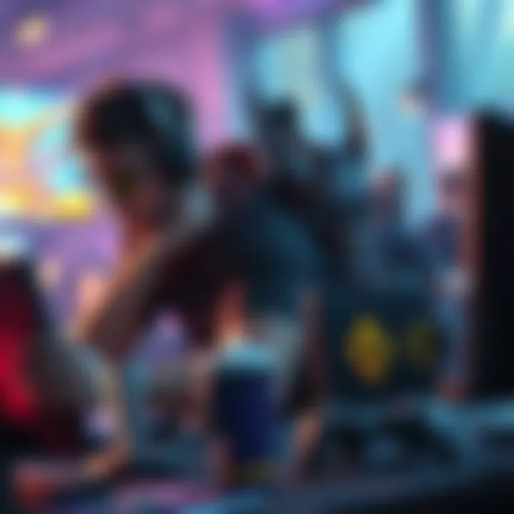 Top gamers Ryugel and Gandares showcasing their skills in a competitive gaming match.