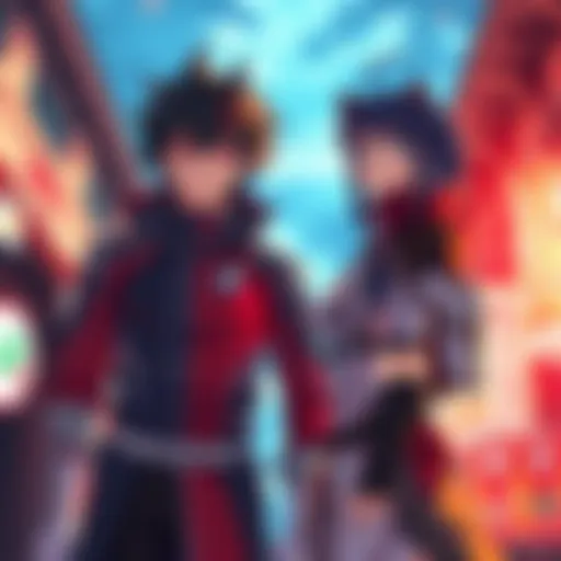 Ryuki and Setsuna standing together, hinting at their possible return. Fans are eager for their next move in the story.