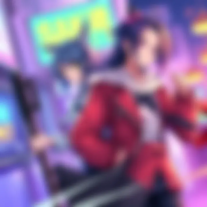 Character Aoi stands out in S tier rankings with bright colors and dynamic pose, while Asaki is featured beside Aoi, showcasing their distinct styles.
