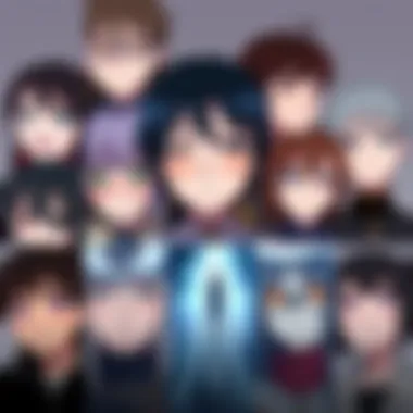 Sad Anime Characters A collage of sad anime characters from various series, showing their emotional expressions and heartfelt moments, perfect for fans of touching stories.