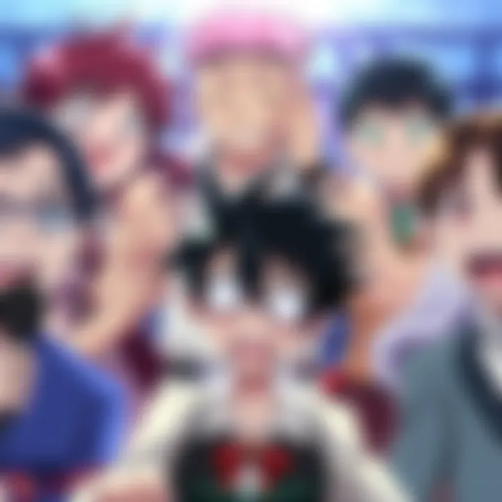 Various characters from Saiki K animated series, showcasing their comedic expressions and voice acting.