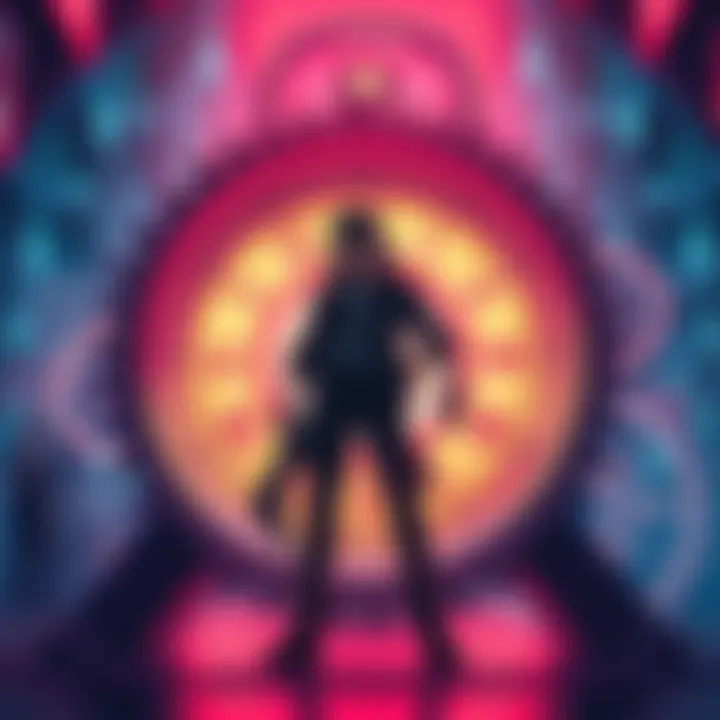 A character named Saiki stands surrounded by clock gears, symbolizing his power to reverse time and prevent disaster.