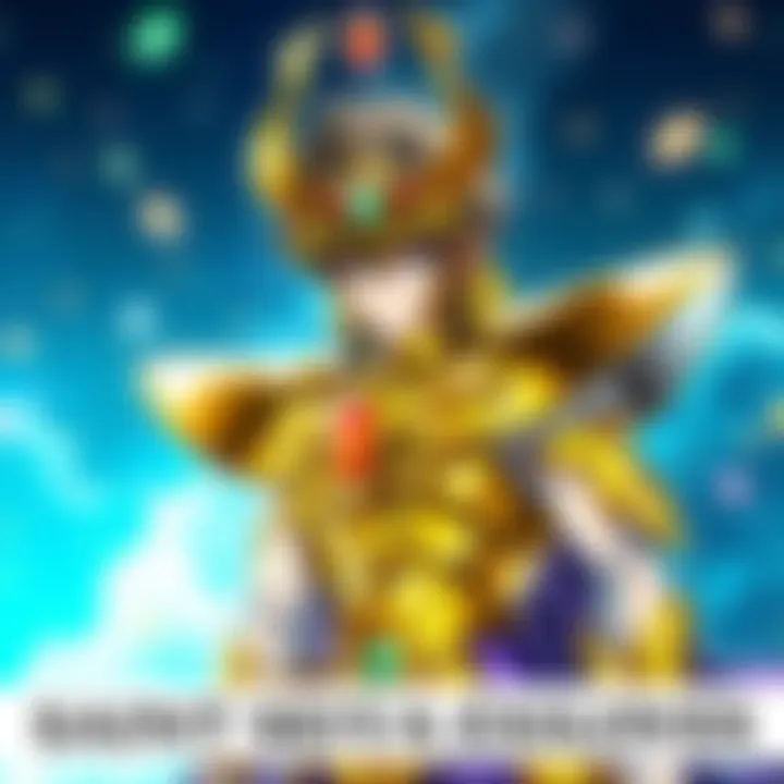 A critique of the bronze cloth design in Saint Seiya's V1 series, showing character illustrations with noticeable flaws.