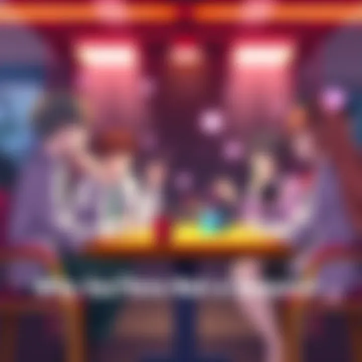 A discussion scene with characters debating the SaiTeru ship, highlighting contrasting opinions on relationships in Saiki K