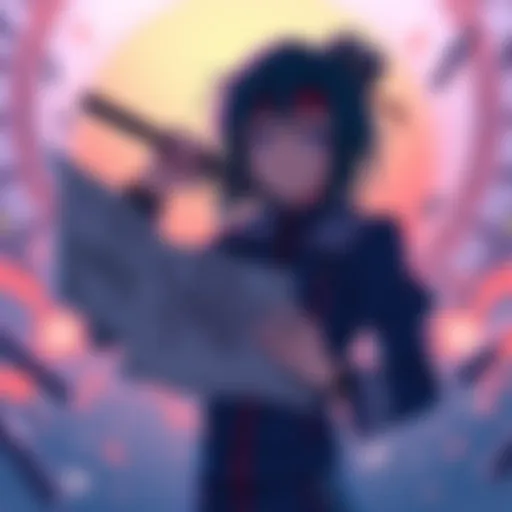 Saki strategizing her revenge against Kitora with a map and weapon in hand