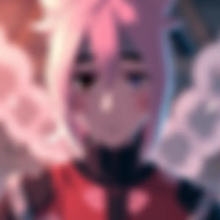Sakura character from Naruto Shippuden with a sad expression after being eliminated in a popularity vote