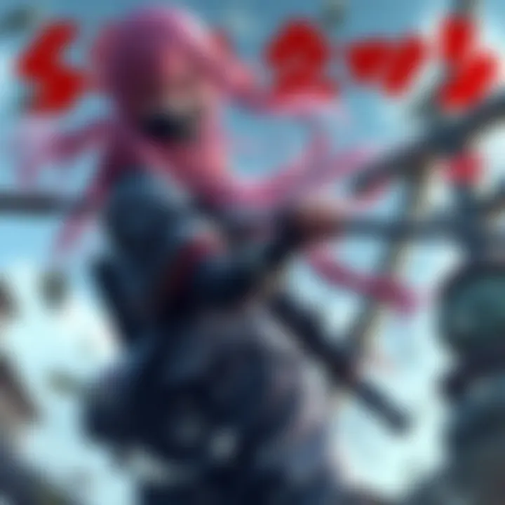 Sakura practicing her ninja skills, showing her determination and hard work to outperform kunoichi from elite clans