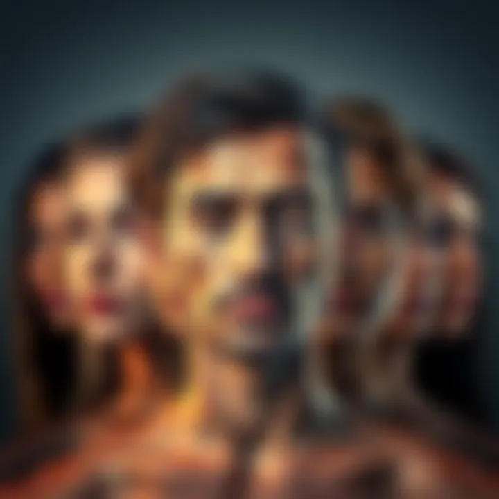 A diverse group of people showing similar facial features, illustrating the concept of Same Face Syndrome.