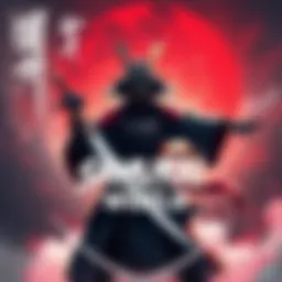 Samurai In Another World Volume 7 Cover Cover artwork for Volume 7 of Samurai In Another World featuring a samurai in an action pose, dressed in traditional armor, with a dramatic background.