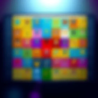 Sanji Character Traits Grid A visual grid displaying various traits of Sanji's character, with colorful sections and icons representing his personality and skills.