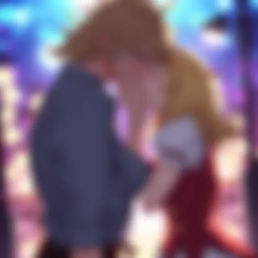 Sanji and Pudding sharing a romantic kiss, highlighting a key moment in the WCI arc
