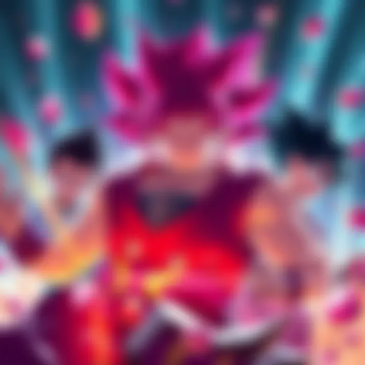 Players discussing strategies for saving stones to acquire LR Kid Buu